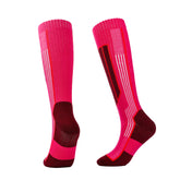 Knee High Merino Wool Ski Hiking Socks | Bold Colorblock